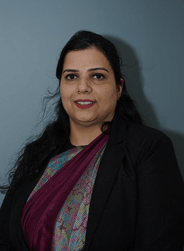 Ms. Rosy Sharma, Coordinator of the Middle Wing at Alliance International School