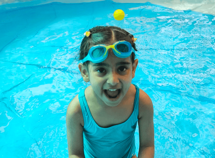 AIS students in Swimming activities